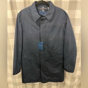Cole Haan Men's Dark Blue Trench Coat